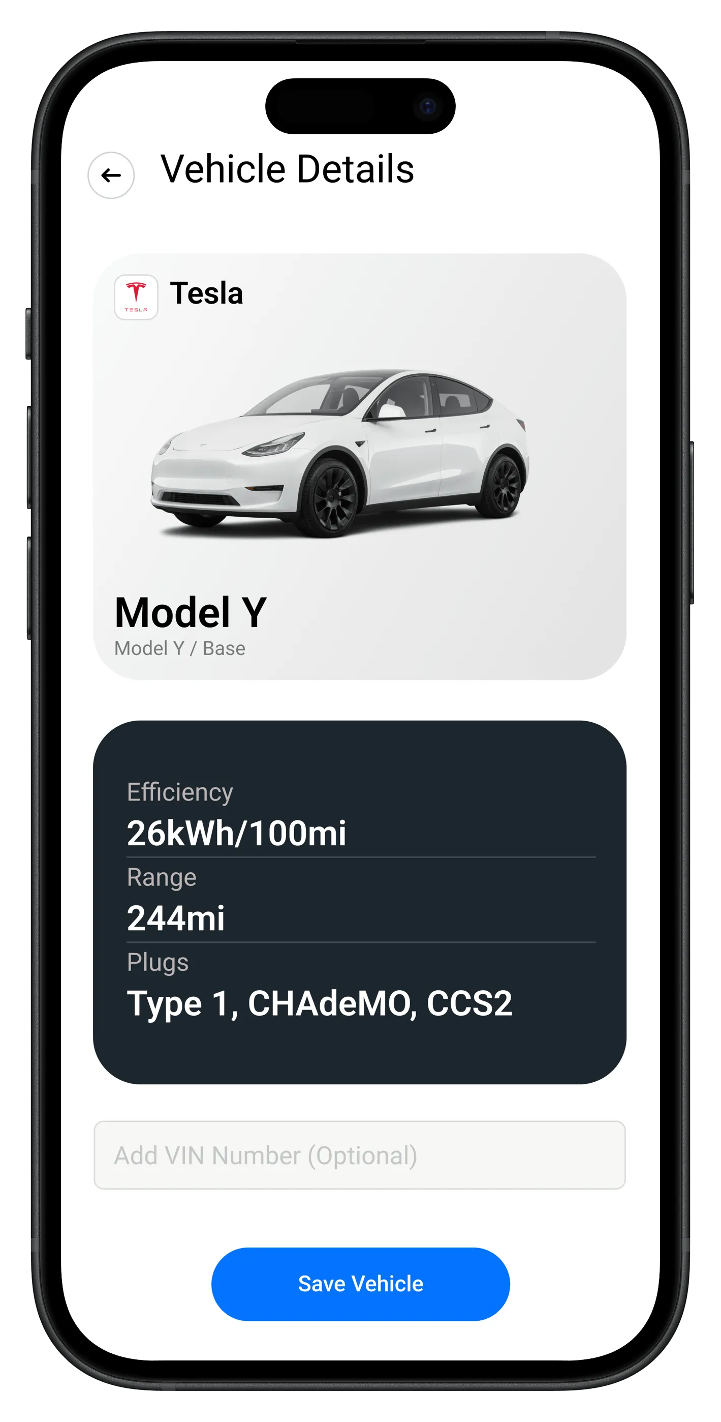 ChargeMeter Screen 1